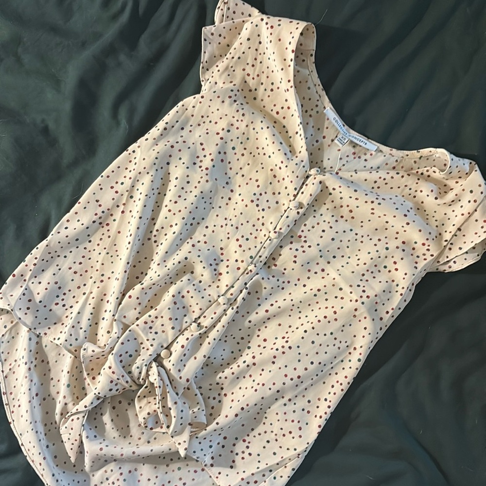 Polka Dot Blouse
